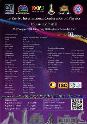 Ir-Ku-1st International Conference on Physics: Ir-Ku-ICoP 2021